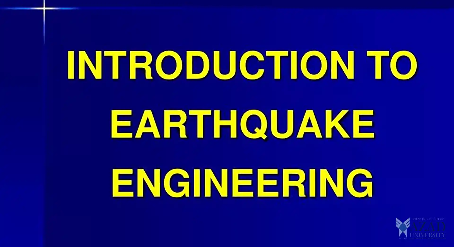 Earthquake Engineering: Curriculum Overview at American National College